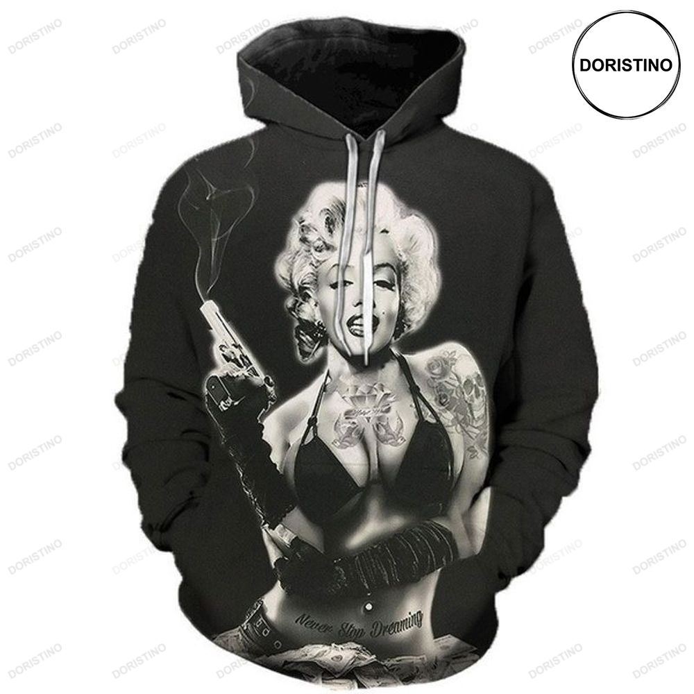 Latest Sexy Goddess Marilyn Monroe All Over Print Hoodie