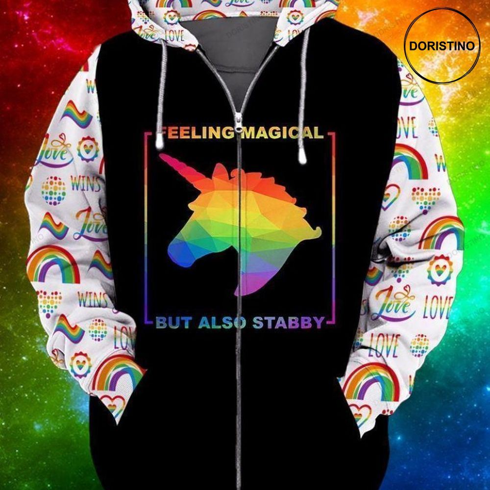 Lgbt Feeling Magical But Also Stabby 1 Limited Edition 3d Hoodie