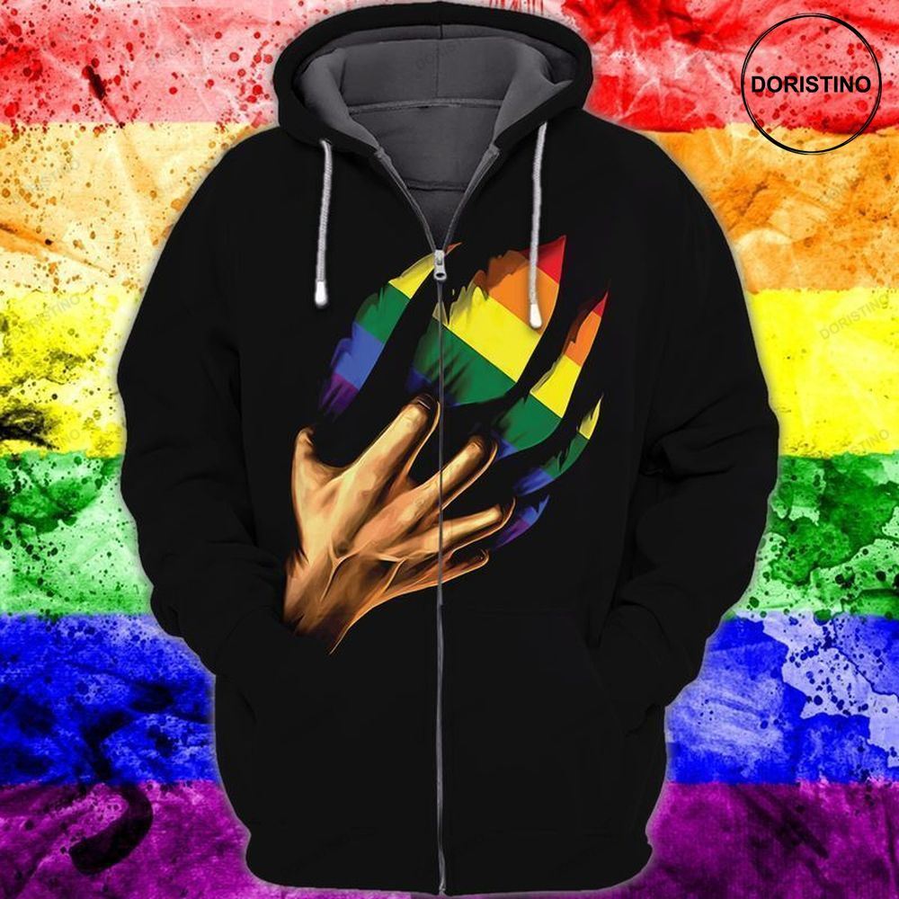 Lgbt Hand All Over Print Hoodie