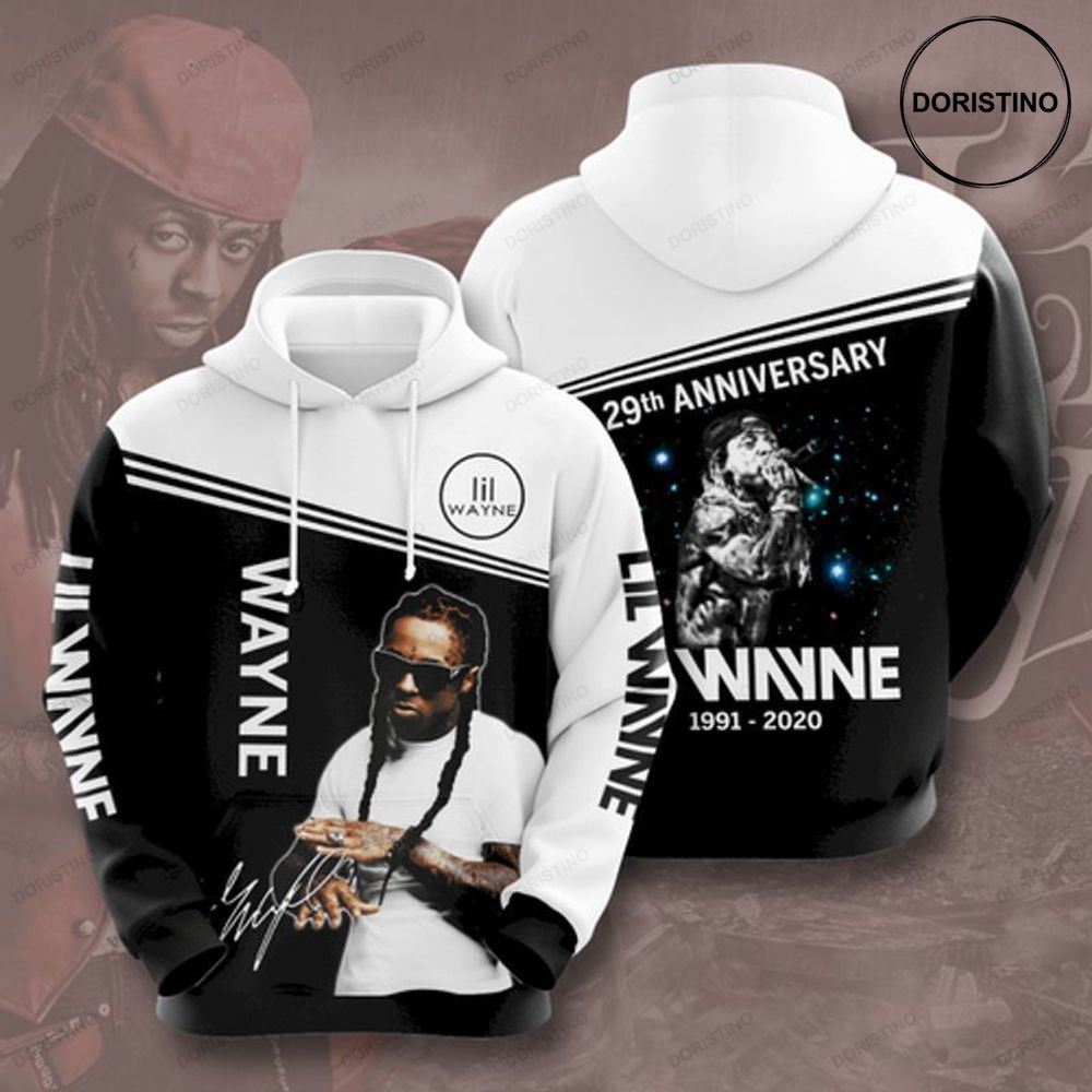 Lil Wayne 29th Anniversary 1991 2020 All Over Print Hoodie