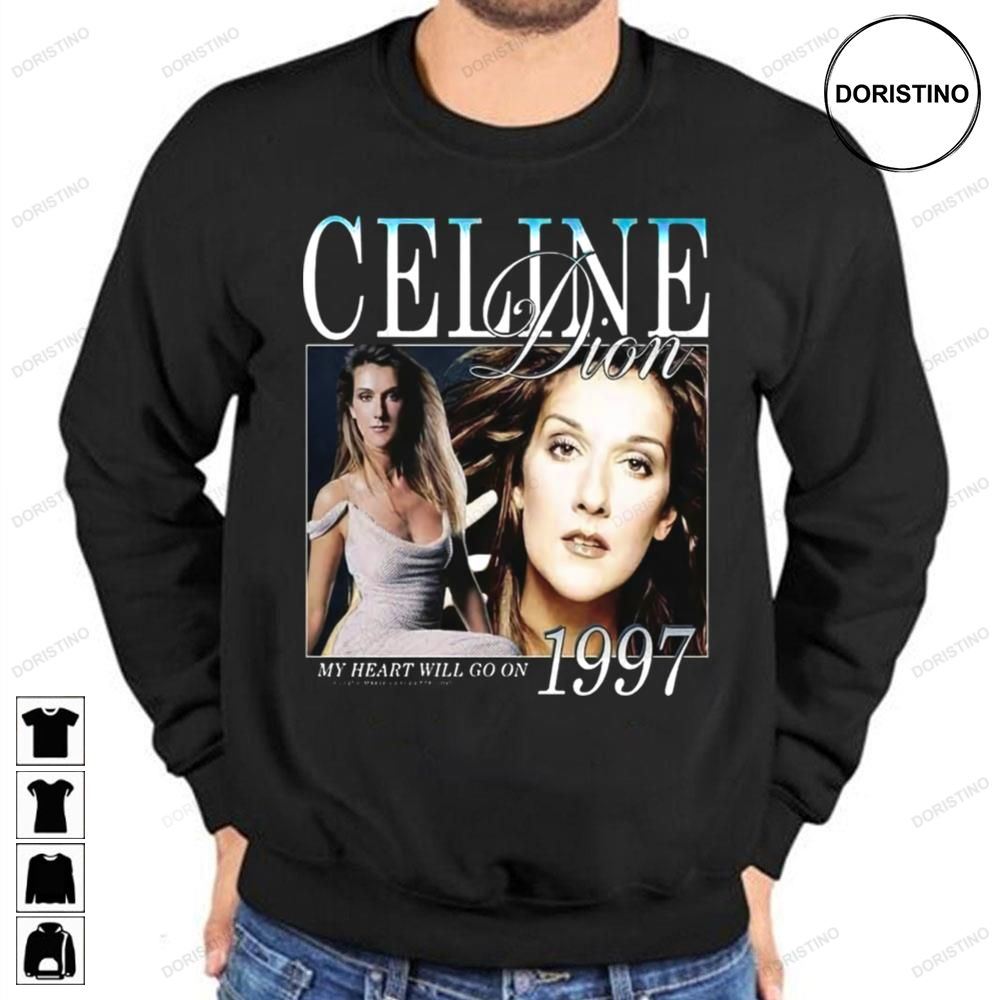 1997 My Heart Will Go On Celine Dion Awesome Shirts