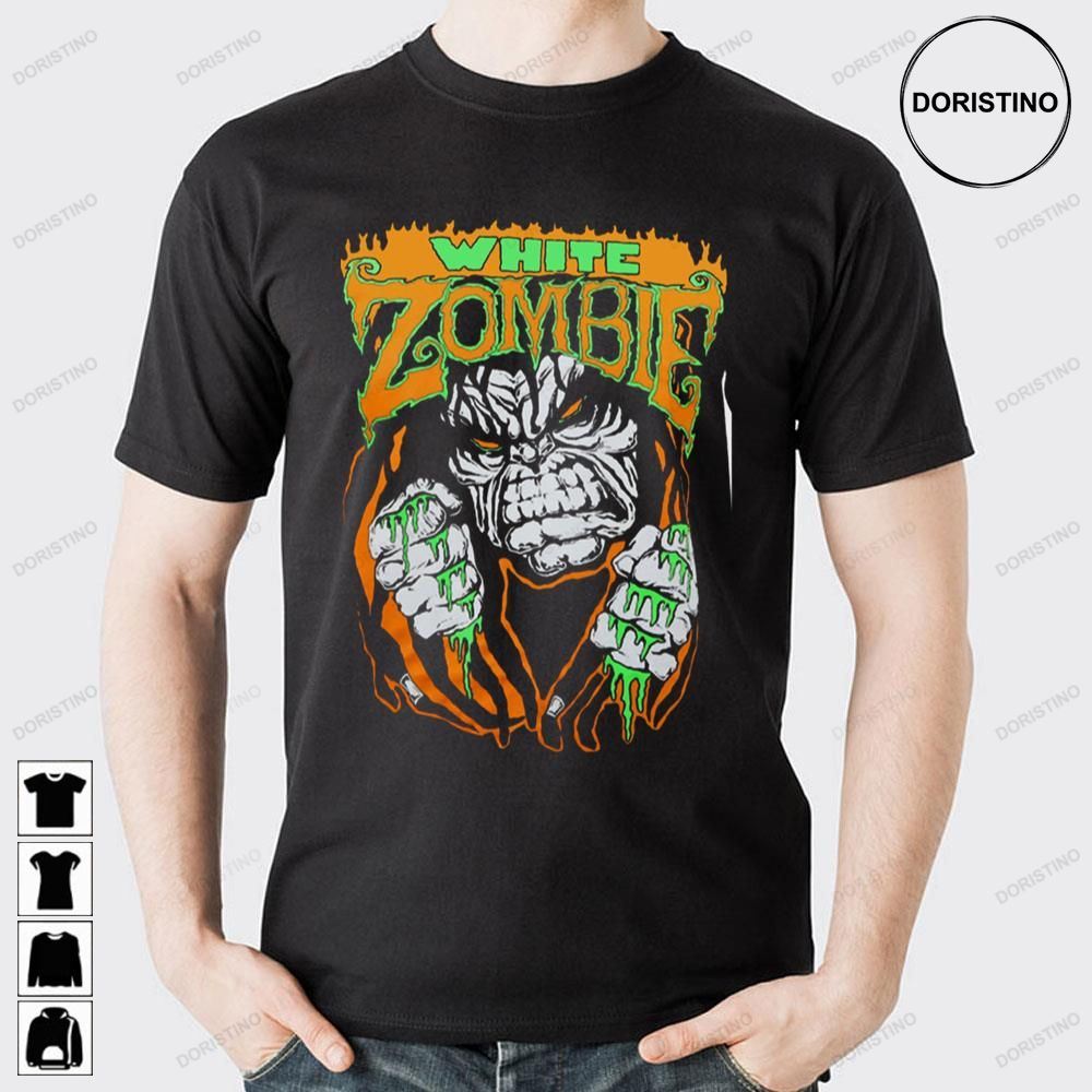 Angry White Zombie Awesome Shirts