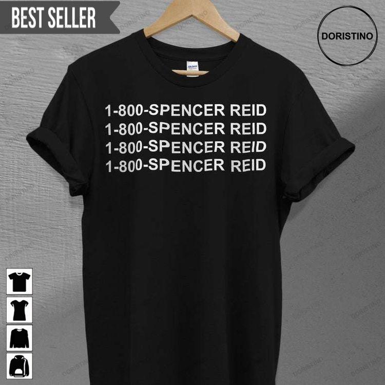 1-800 Spencer Reid Criminal Minds Vintage Doristino Limited Edition T-shirts