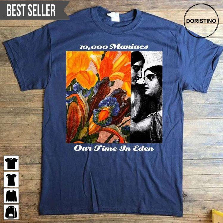 10000 Maniacs 1992 Our Time In Eden Short-sleeve Doristino Awesome Shirts