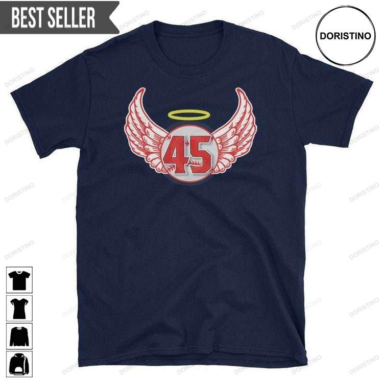 45 Forever Halo Prayers For Tyler Los Angeles Baseball Doristino Awesome Shirts