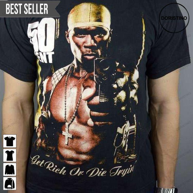 50 Cent Get Rich Or Die Tryin 2003 Doristino Limited Edition T-shirts