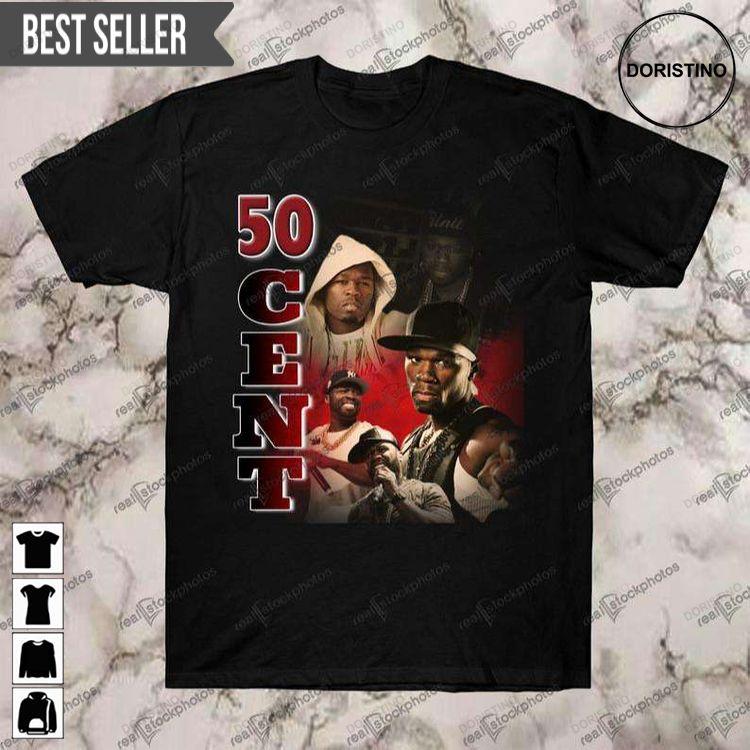 50 Cent Vintage Retro Doristino Limited Edition T-shirts