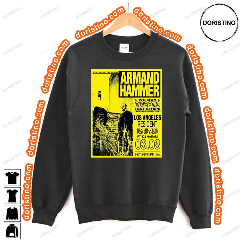 Armand Hammer Blk Lbl Vinyl Pop Up Show Shirt