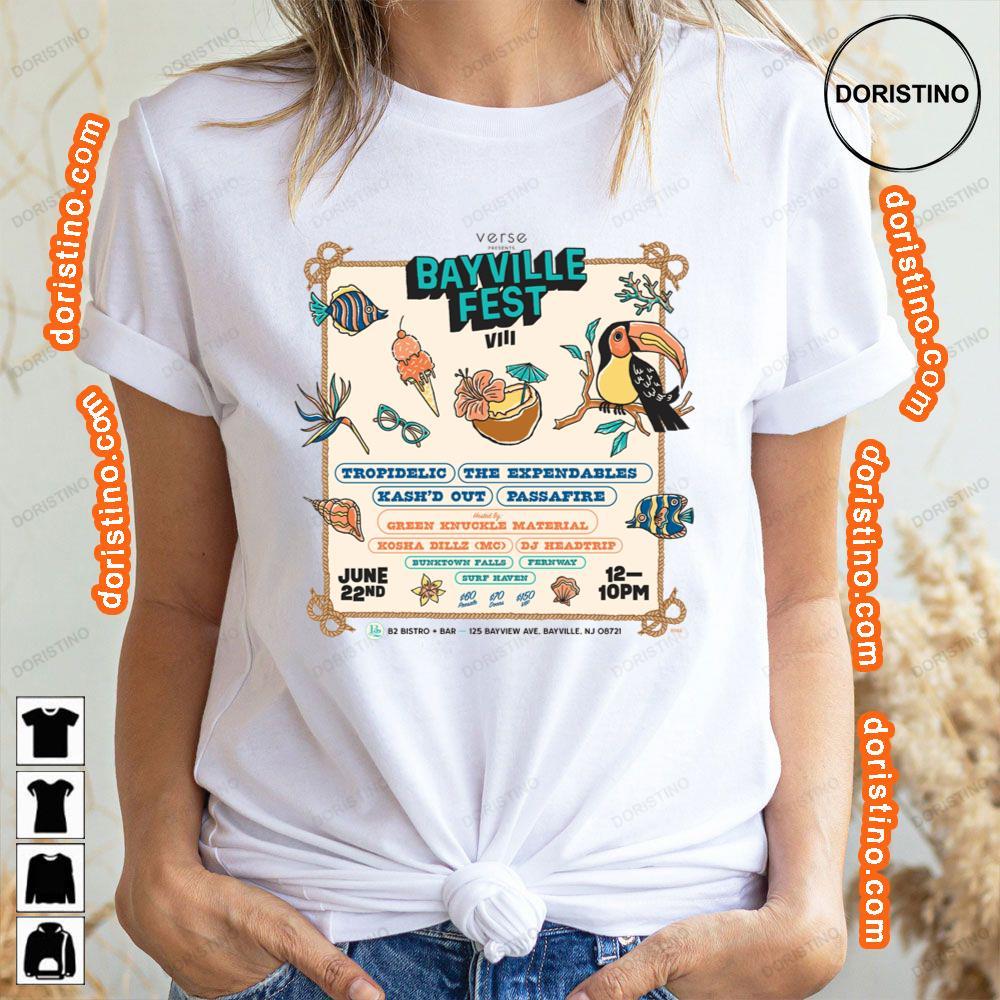 Art Bayville Fest Viii Tropidelic 2024 Awesome Shirt