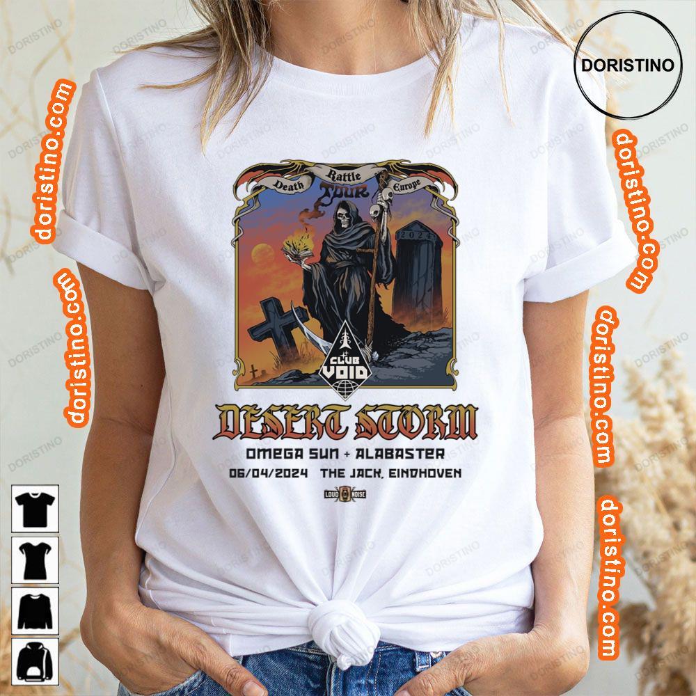 Art Desert Storm Death Rattle Europea 2024 Tshirt