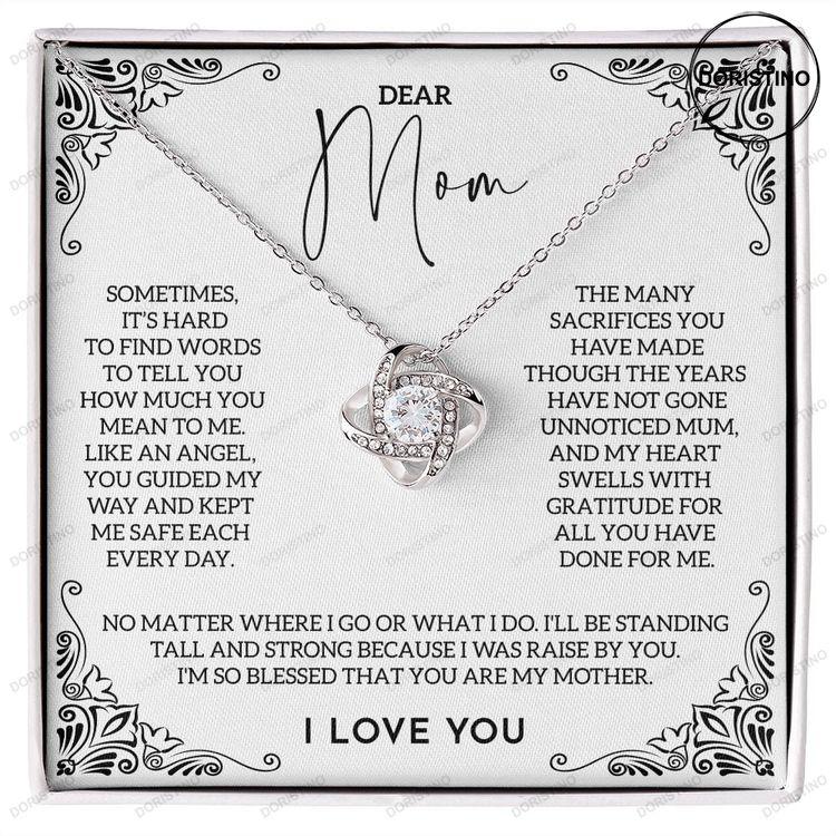 To My Beautiful Mom Necklace Mothers Day Gift Mom Necklace Mom Birthday Gift From Daughter Mom Gift From Son Doristino Limited Edition Necklace