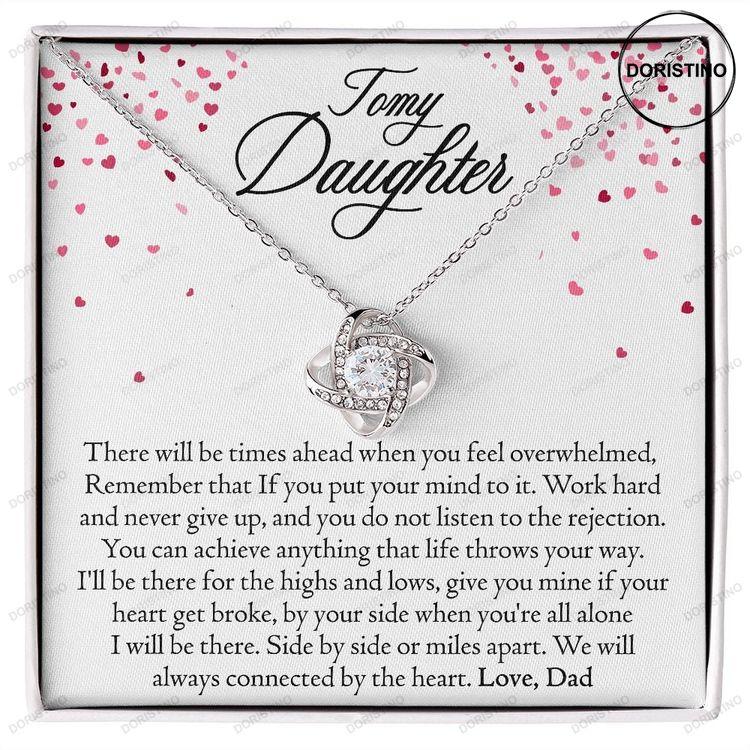 To My Daughter From Dad Daughter Father Necklace Gift Necklace From Dad Daughter Gift From Dad Doristino Limited Edition Necklace