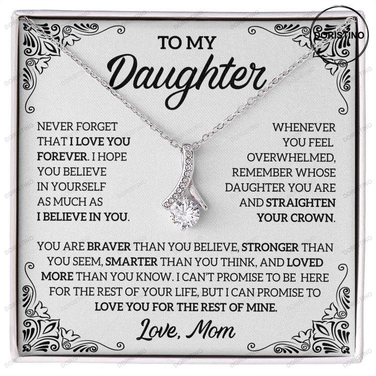 To My Daughter Necklace Personalised Jewellery Gift For Girls Daughter Necklace Gift For Birthday – Best Mother And Father Gifts For Girls Doristino Trending Necklace