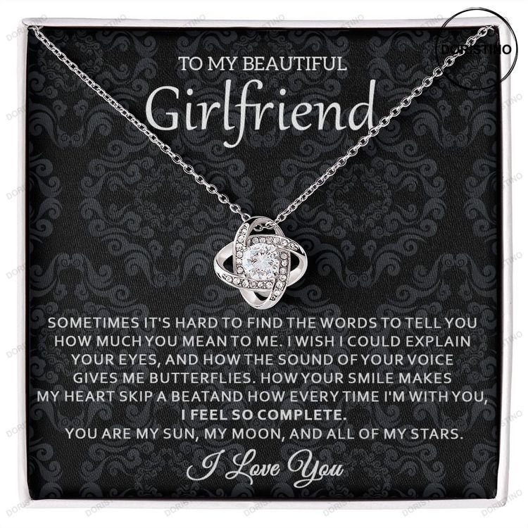To My Girlfriend Necklace Anniversary Gift For Girlfriend Girlfriend Birthday Girlfriend Necklace Christmas Gift For Girlfriend Doristino Awesome Necklace
