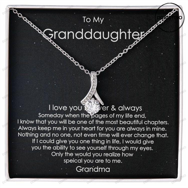 To My Granddaughter Giraffe Necklace From Grandma Personalized Granddaughter And Grandma Gift Special Unique Granddaughter Charm Doristino Limited Edition Necklace