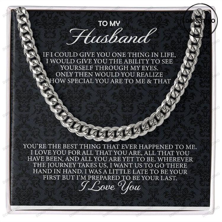 To My Husband Gifts For Husband Promise Necklace To My Soulmate Valentine's Day Soulmate Gift For Him Jewelry Gift For My Husband Bday Doristino Limited Edition Necklace