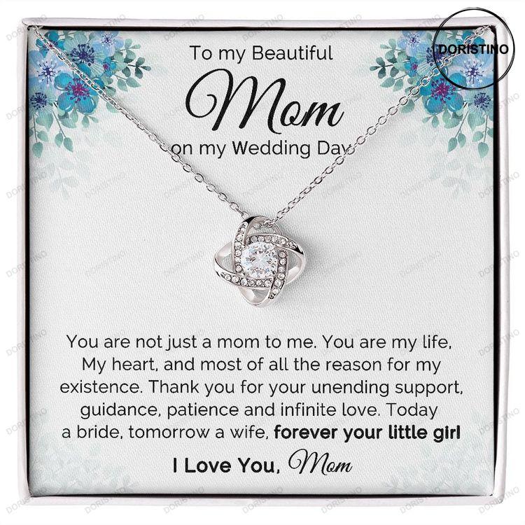 To My Mom On My Wedding Day Brideto Mother Gift Daughter To Mother On Wedding Day Necklace Thank You Mom Wedding Gift Doristino Awesome Necklace