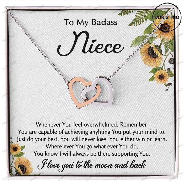 To My Niece Gift From Uncle Niece Necklace Niece Graduation Niece Wedding Gift Niece's Birthday Gift Uncle To Niece Gifts Interlocking Doristino Limited Edition Necklace