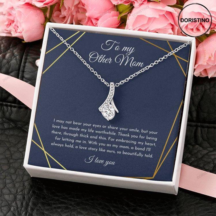 To My Other Mom Necklace Stepmom Necklace Mother Figure Gift Bonus Mom Necklace Second Mom Gift Gifts For Stepmom Stepmom Wedding Gift Doristino Limited Edition Necklace