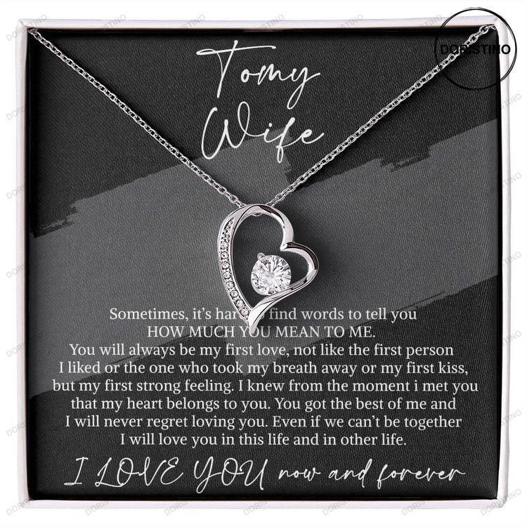 To My Wife Forever Love Doristino Trending Necklace