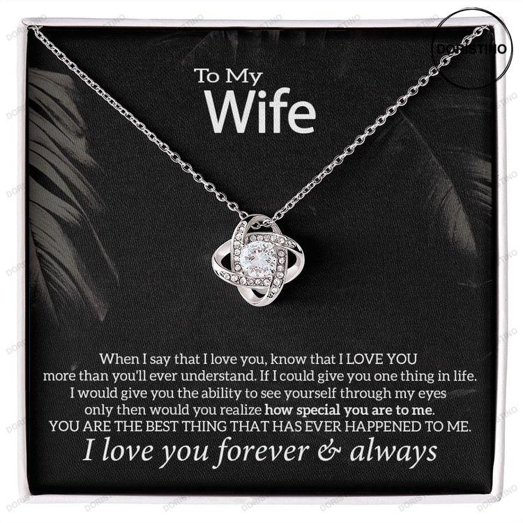 To My Wife Necklace Mothers Day Gifts For Wife How Special You Are To Me You Are The Best Thing Doristino Trending Necklace