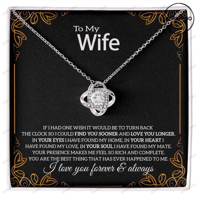 To My Wife Necklace Wife Birthday Gift Anniversary Gift For Wife Gift For Wife Christmas Gifts For Wife Personalised Gift For Wife Doristino Trending Necklace