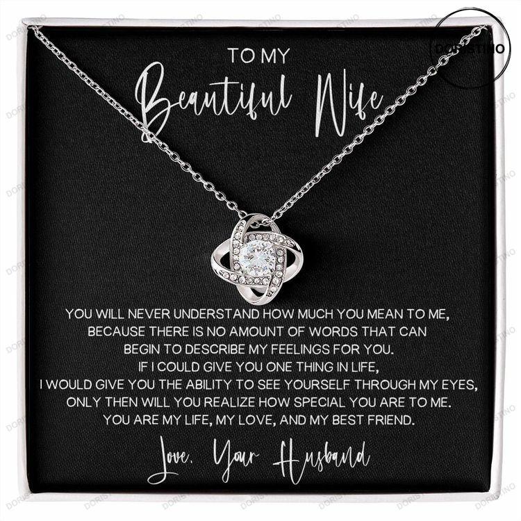 To My Wife Necklacemothers Day Gifts For Wife You Are My Life My Love And My Bestfriend Doristino Trending Necklace