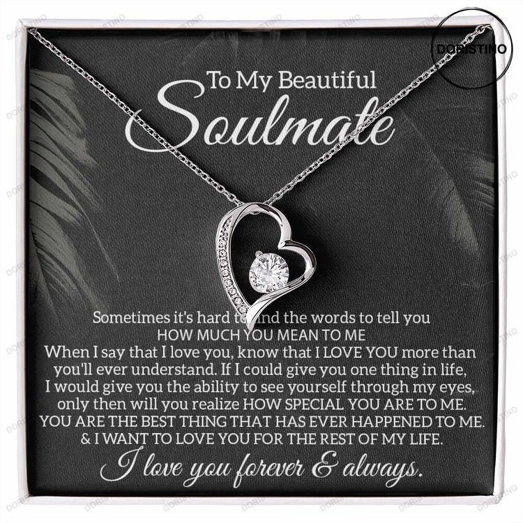 Valentine Gift For Soulmate Necklace Gift Box Gift For My Wife Romantic Wife Gift Wife Birthday Surprise Wife Appreciation Doristino Trending Necklace