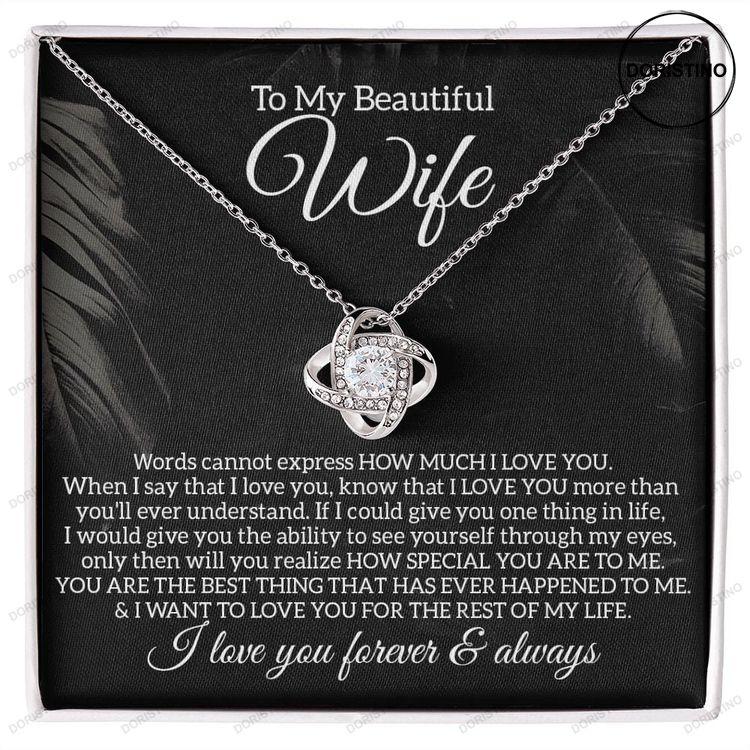 Valentine Gift For Wife Soulmate Necklace Gift Box Meaningful Gift Melt Her Heart For Wife Holiday Personalised Jewellery Gift Doristino Awesome Necklace