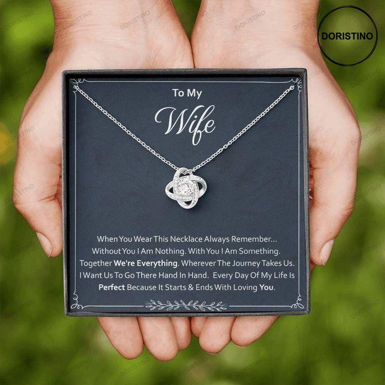 Wife Necklace Gift Wife Gift Ideas Necklace With Personal Message Card Doristino Trending Necklace