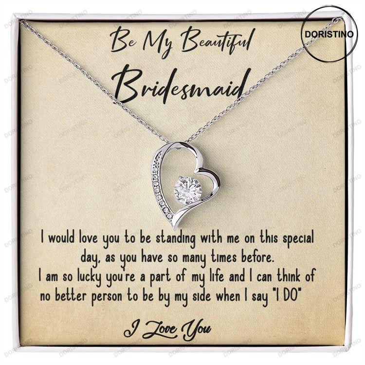 Will You Be My Bridesmaid Necklace Be My Bridesmaid Necklace Jewelry Gifts From Bride Gift For Bridesmaids Bride Tribe Jewelry Doristino Trending Necklace
