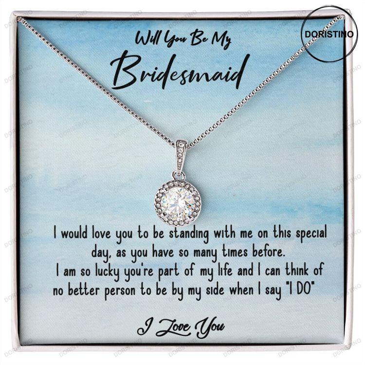 Will You Be My Bridesmaid Necklace Be My Bridesmaid Necklace Jewelry Gifts From Bridegift For Bridesmaids Bride's Tribe Jewelry Doristino Awesome Necklace