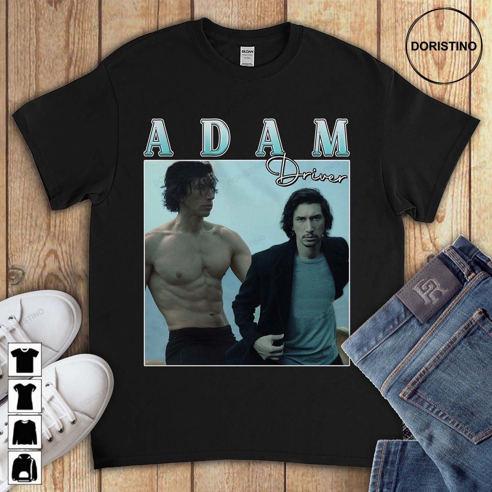Adam Driver Portrait Star Wars Ben Solo Kylo Ren Jedi Killer Unisex For Men Women Awesome Shirts