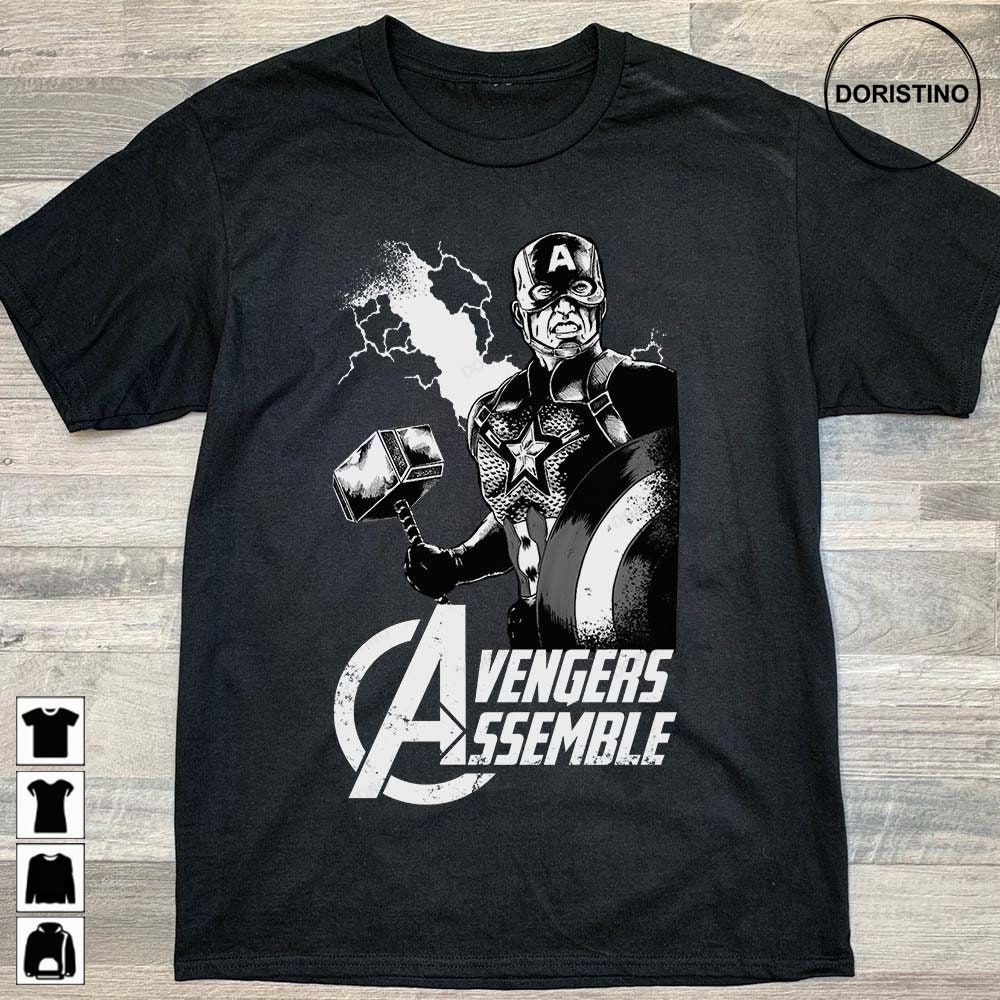 Captain America Avenger Assemble Superhero Unisex For Men Women Comic Fan Trending Style