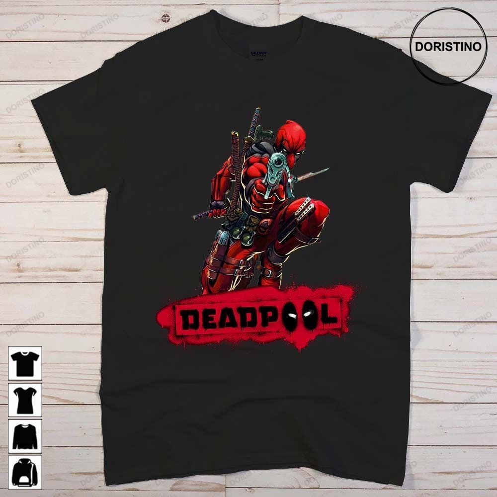 Deadpool Wade Wilson Funny Marvel Comic Avengers Awesome Shirts