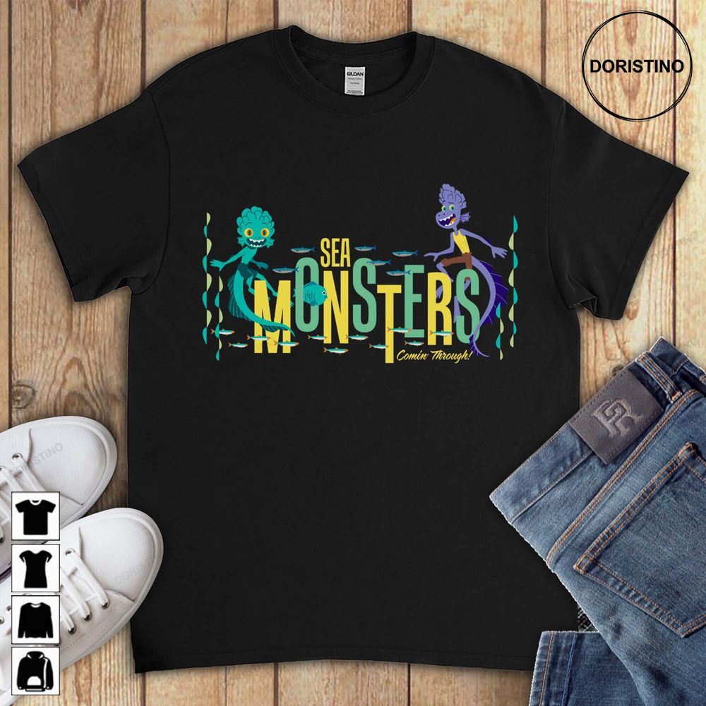 Disney Luca Sea Monster Funny Movies Unisex Gift For Men Women Limited Edition T-shirts