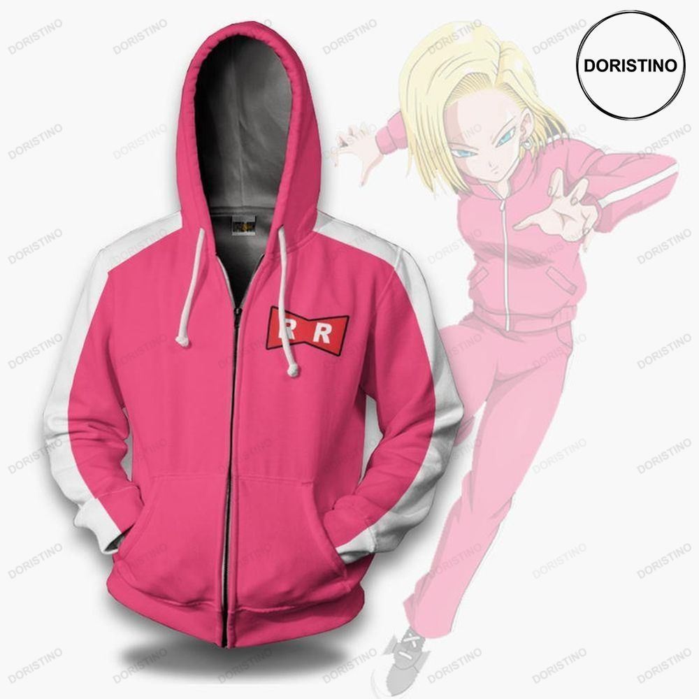 Android 18 Casual Dragon Ball Z Awesome 3D Hoodie