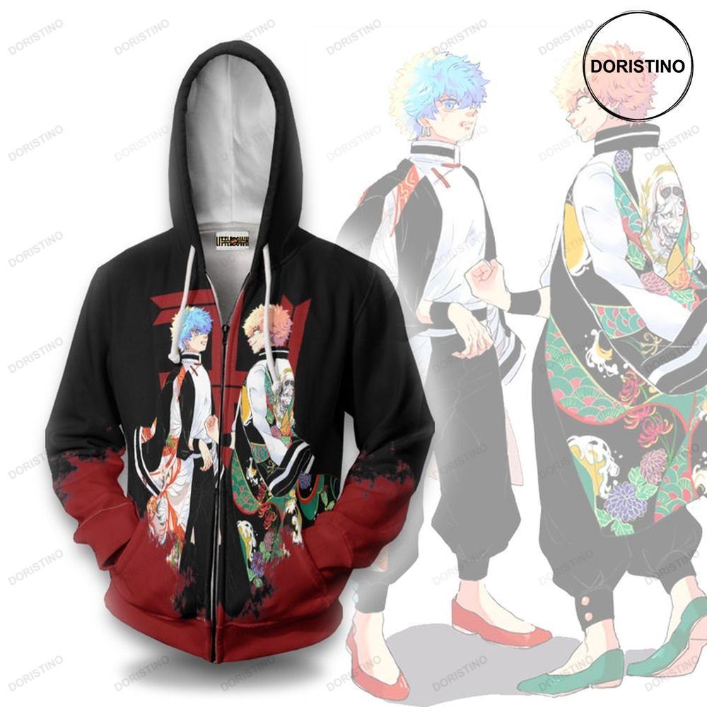 Angry X Smiley Tokyo Revengers Anime Cosplay Costume Awesome 3D Hoodie