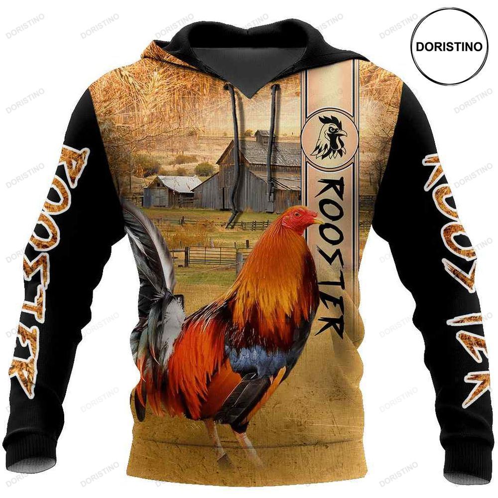 Animal Rooster Limited Edition 3d Hoodie