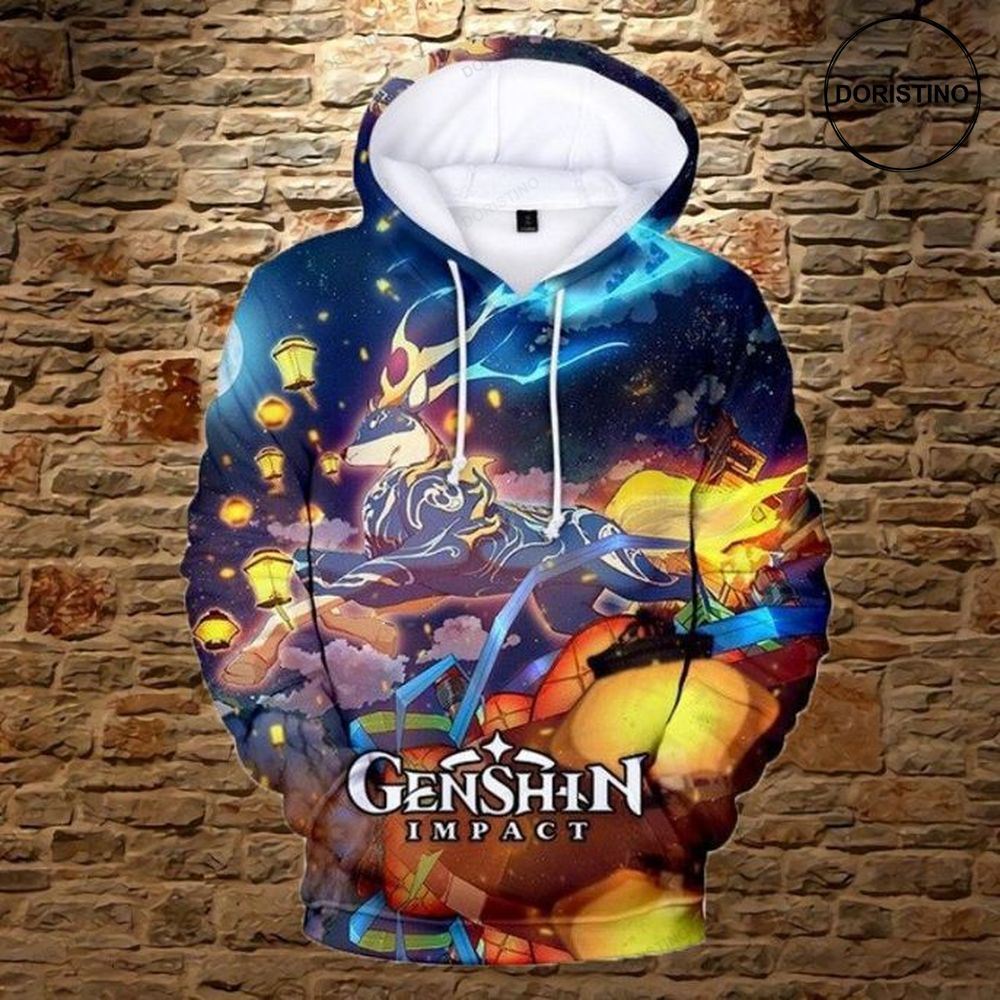 Anime Genshin Impact V7 Limited Edition 3d Hoodie