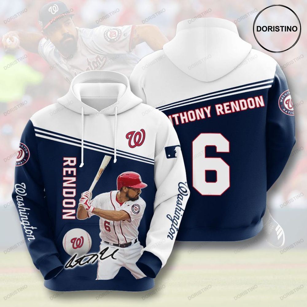 Anthony Rendon Washington Nationals Awesome 3D Hoodie