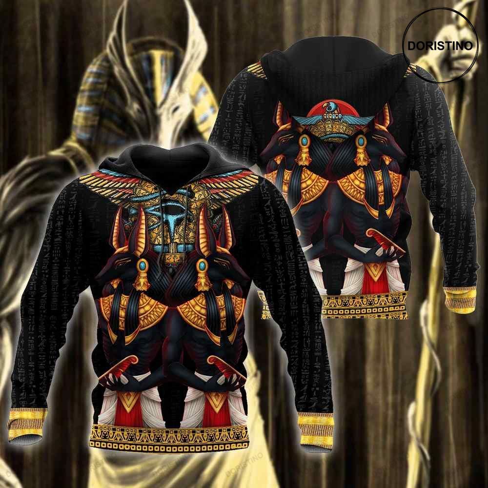 Anubis Horus Eye And Egyptian Falcon Limited Edition 3d Hoodie