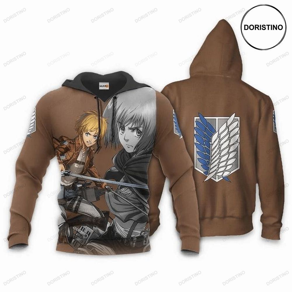 Aot Armin Arlert Attack On Titan Anime Manga Awesome 3D Hoodie