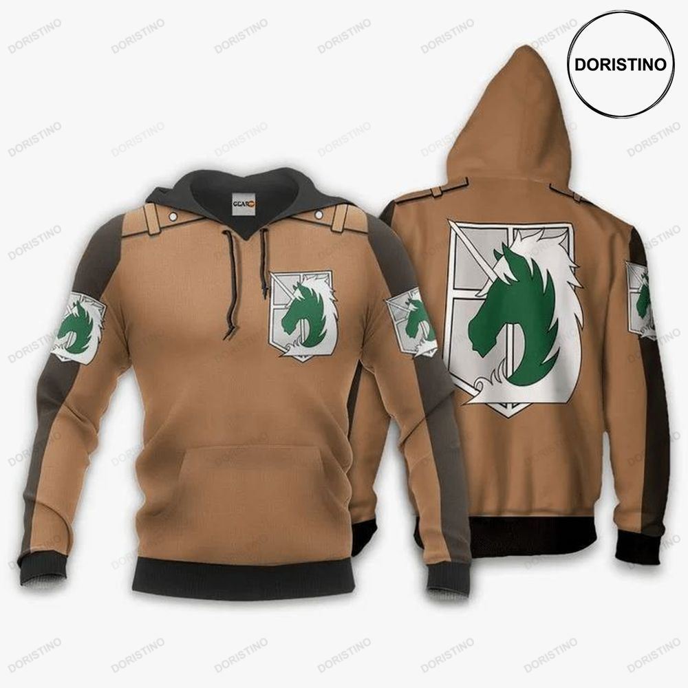 Aot Military Police Attack On Titan Anime Manga Limited Edition 3d Hoodie