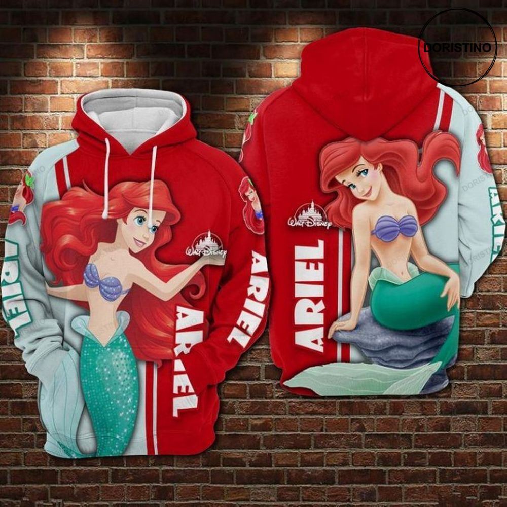 Ariel The Little Mermaid V2 All Over Print Hoodie