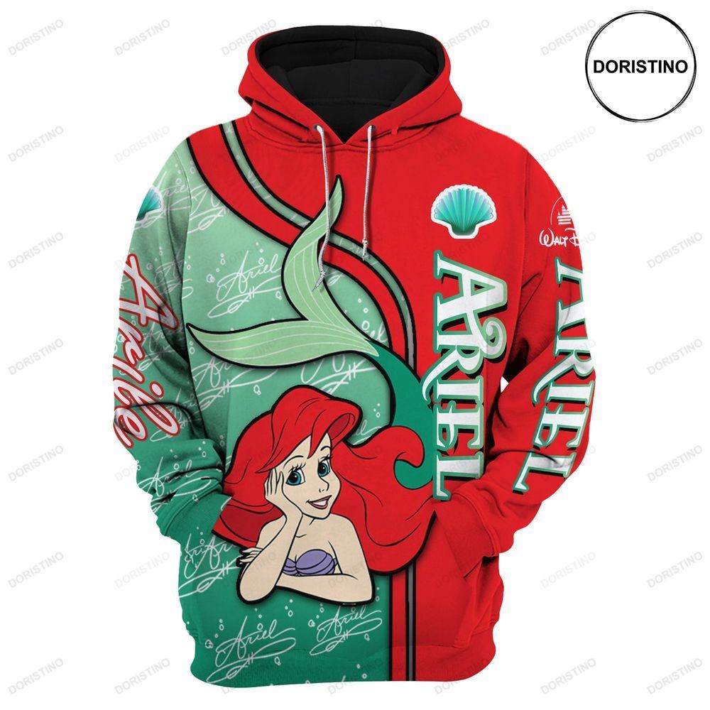 Ariel The Mermaid Cartoon Graphic Limited Edition 3d Hoodie