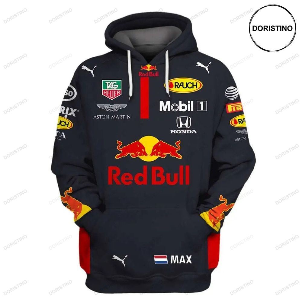 Aston Martin Red Bull Racing Red Bull Max Team Sportcar F1 Team All Over Print Hoodie
