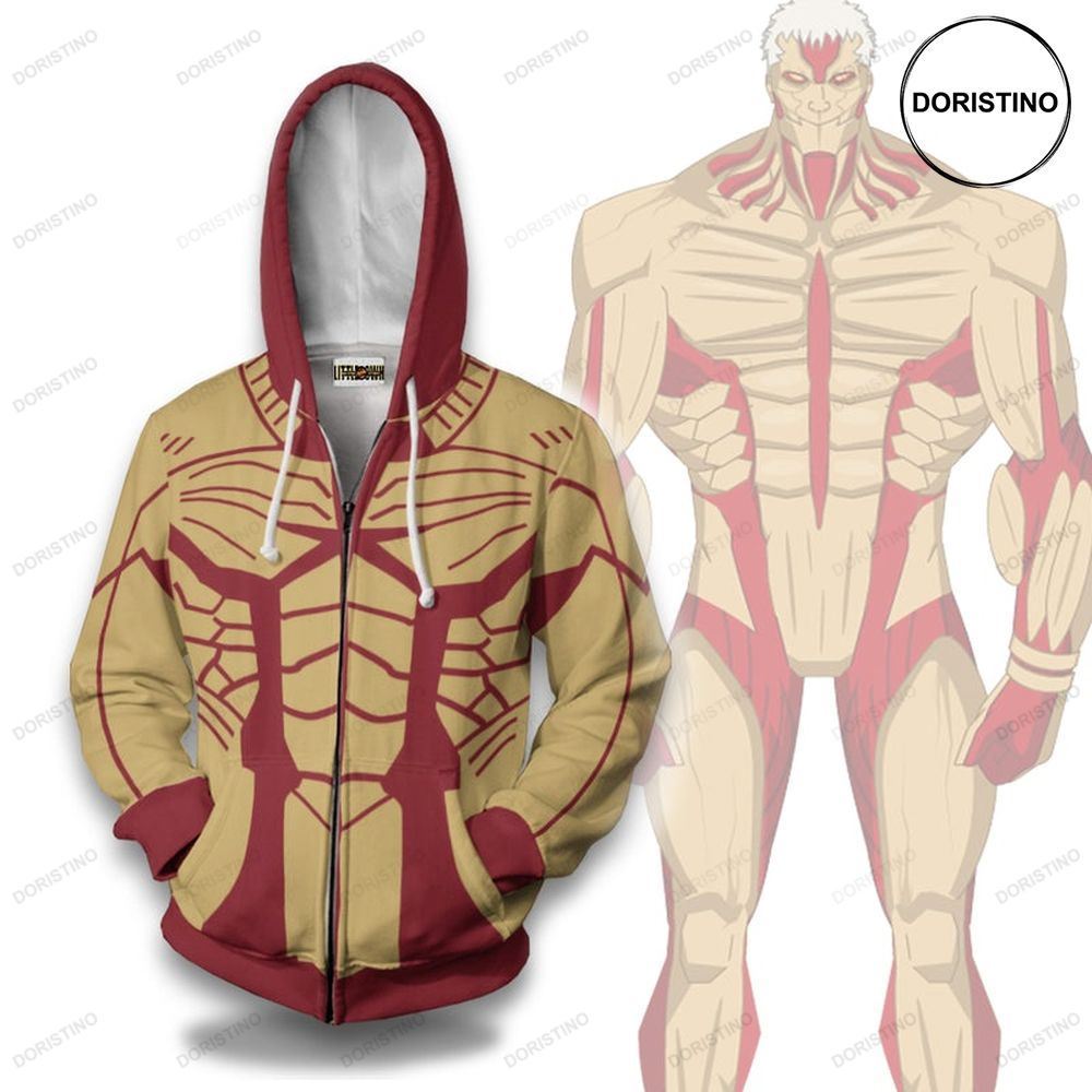 Attack On Titan Armored Titan Anime Casual Cosplay Costume Awesome 3D Hoodie