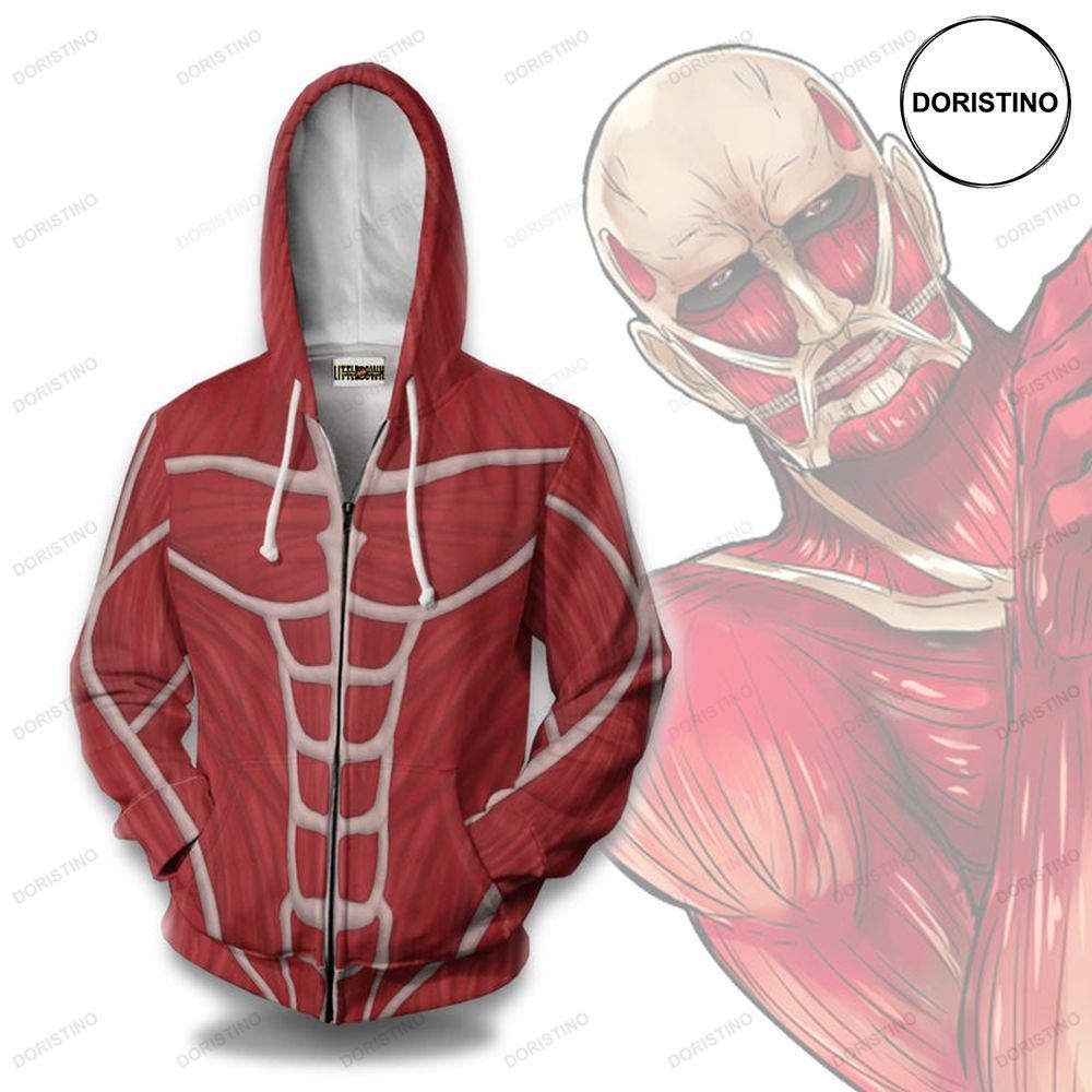 Attack On Titan Colossal Titan Anime Casual Cosplay All Over Print Hoodie