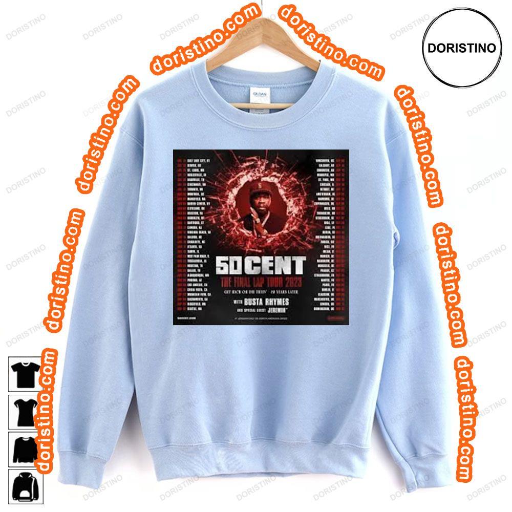 50 Cent Tour 2024 Dates Sweatshirt Long Sleeve Hoodie